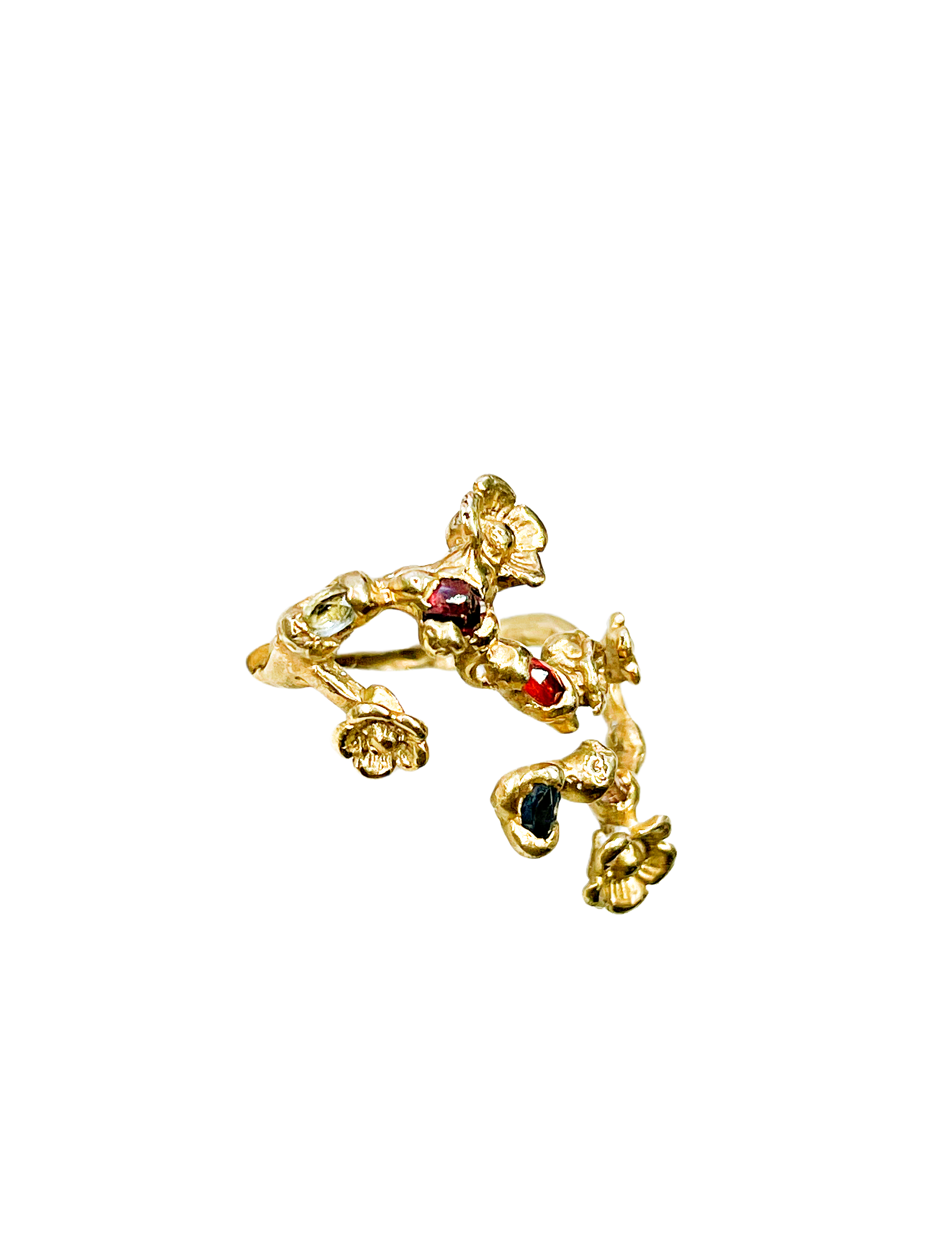 Secret Garden Ring with Sapphire | Earth Sage Jewelry